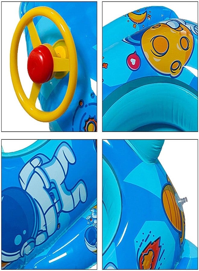 Chavda Kids Swimming Car with Pump - Inflatable Pool Car Float for Toddlers, Easy Air Pump Included, Perfect Water Toy for Summer Fun, Ages 3-7 - Image 2